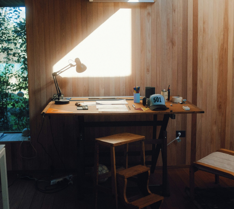 Poste de travail cosy